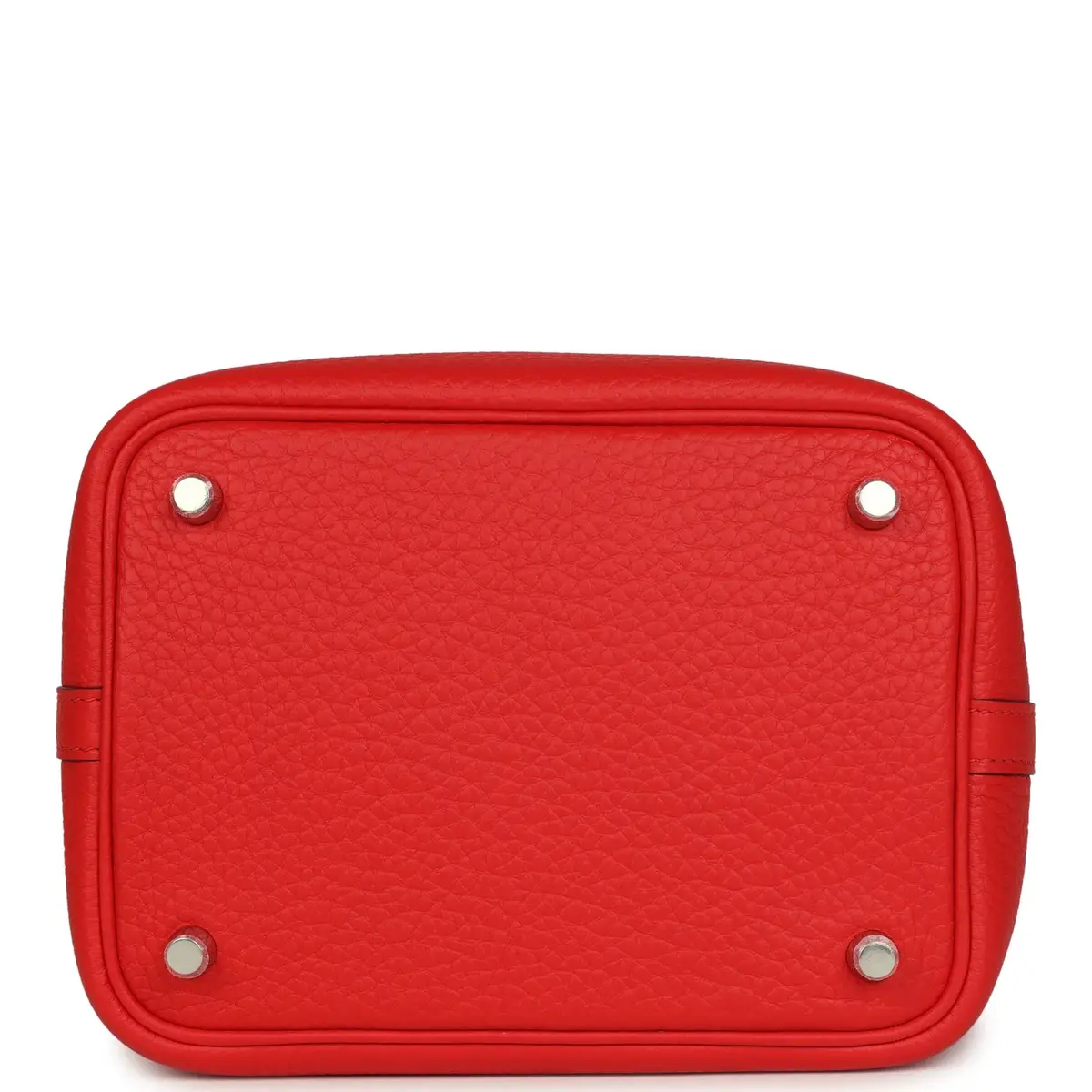 HERMÈS Hermes Picotin Lock 18 Rouge Radieux Clemence Palladium Hardware | Thumbnail 6 HERMÈS Hermes Picotin Lock 18 Rouge Radieux Clemence Palladium Hardware | Thumbnail 6