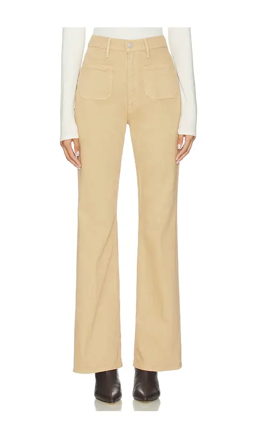 Mother High Waisted Patch Pocket Bookie Sneak Jeans