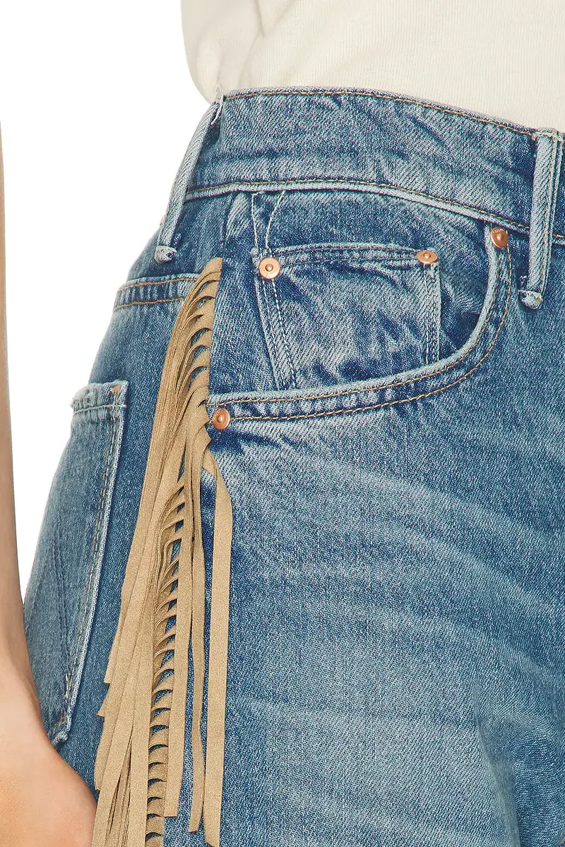 Mother The Fringe Half-pipe Button Sneaker Jeans | Thumbnail 8 Mother The Fringe Half-pipe Button Sneaker Jeans | Thumbnail 8