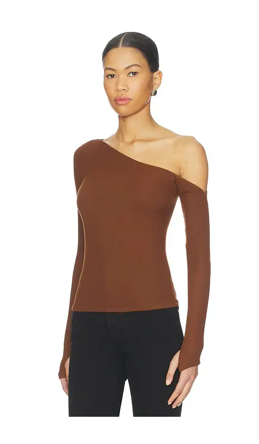 Michael Lauren Magdaleno Asymmetrical Cold Shoulder Top | Thumbnail 2 Michael Lauren Magdaleno Asymmetrical Cold Shoulder Top | Thumbnail 2