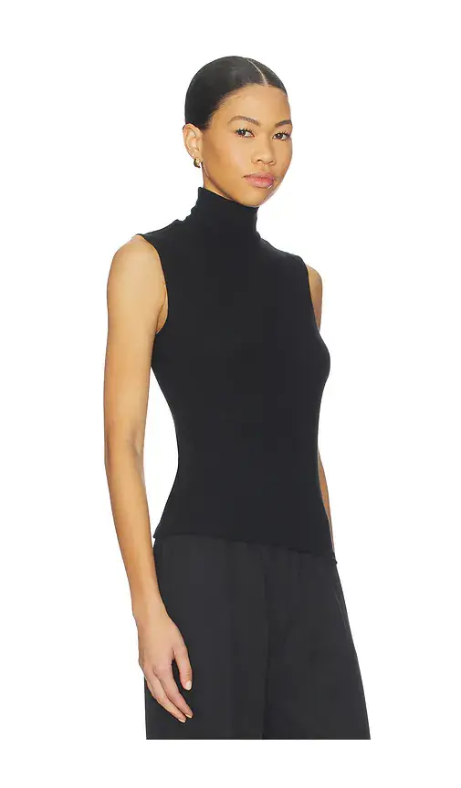 LESET Lauren Sleeveless Turtleneck | Thumbnail 2 LESET Lauren Sleeveless Turtleneck | Thumbnail 2