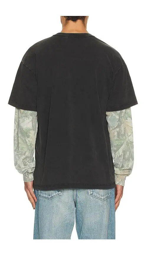 Obey Oval Layered Thermal Tee | Thumbnail 2 Obey Oval Layered Thermal Tee | Thumbnail 2