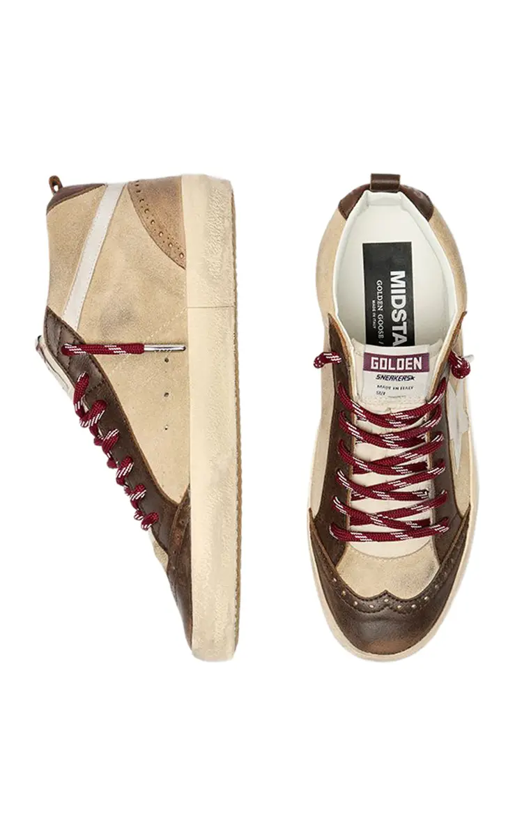 Golden Goose Mid Star Suede Sneakers | Thumbnail 3