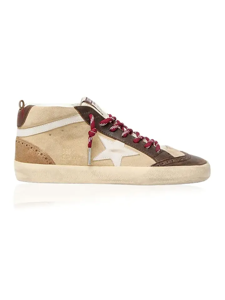 Golden Goose Mid Star Suede Sneakers