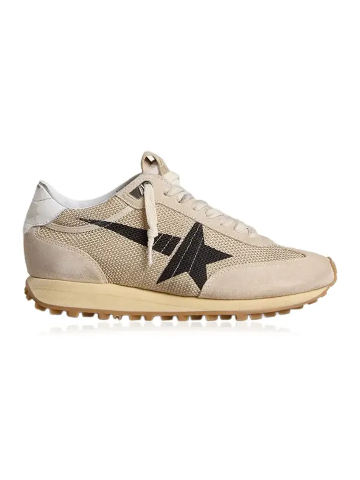 Marathon Leather-Trimmed Sneakers Marathon Leather-Trimmed Sneakers