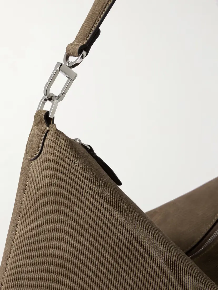 TOTEME Bevel Medium Textured-suede Tote | Thumbnail 4 TOTEME Bevel Medium Textured-suede Tote | Thumbnail 4