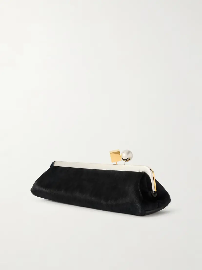 Jacquemus Salon Calf Hair Clutch | Thumbnail 4 Jacquemus Salon Calf Hair Clutch | Thumbnail 4