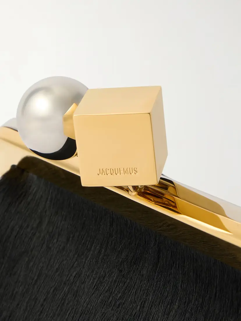 Jacquemus Salon Calf Hair Clutch | Thumbnail 5 Jacquemus Salon Calf Hair Clutch | Thumbnail 5