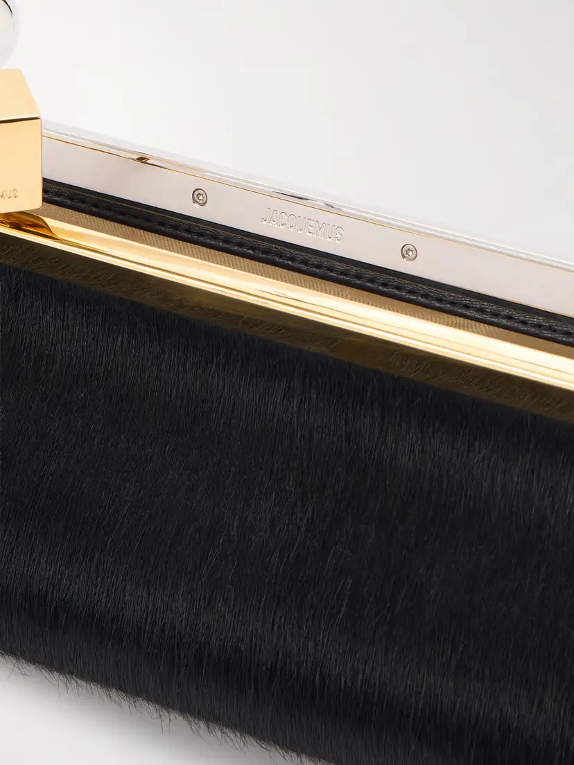 Jacquemus Salon Calf Hair Clutch | Thumbnail 6 Jacquemus Salon Calf Hair Clutch | Thumbnail 6