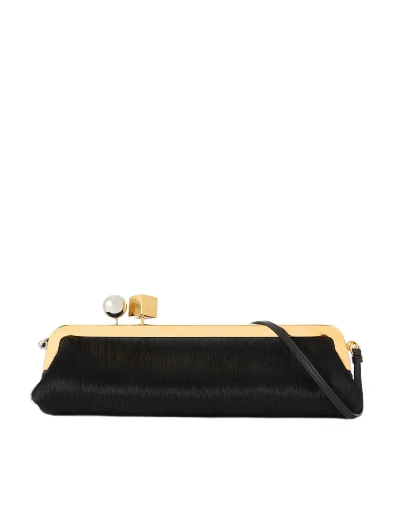 Salon Calf Hair Clutch Salon Calf Hair Clutch