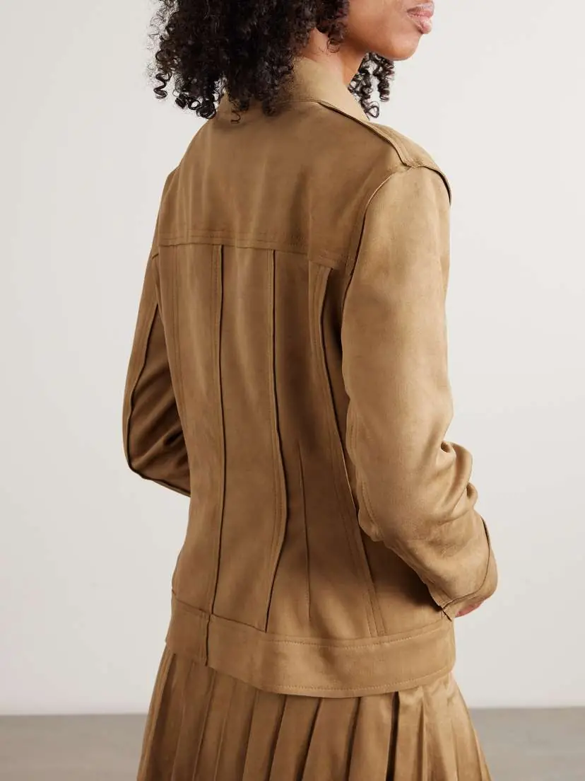 Norma Kamali Paneled Brushed Jacket | Thumbnail 4 Norma Kamali Paneled Brushed Jacket | Thumbnail 4