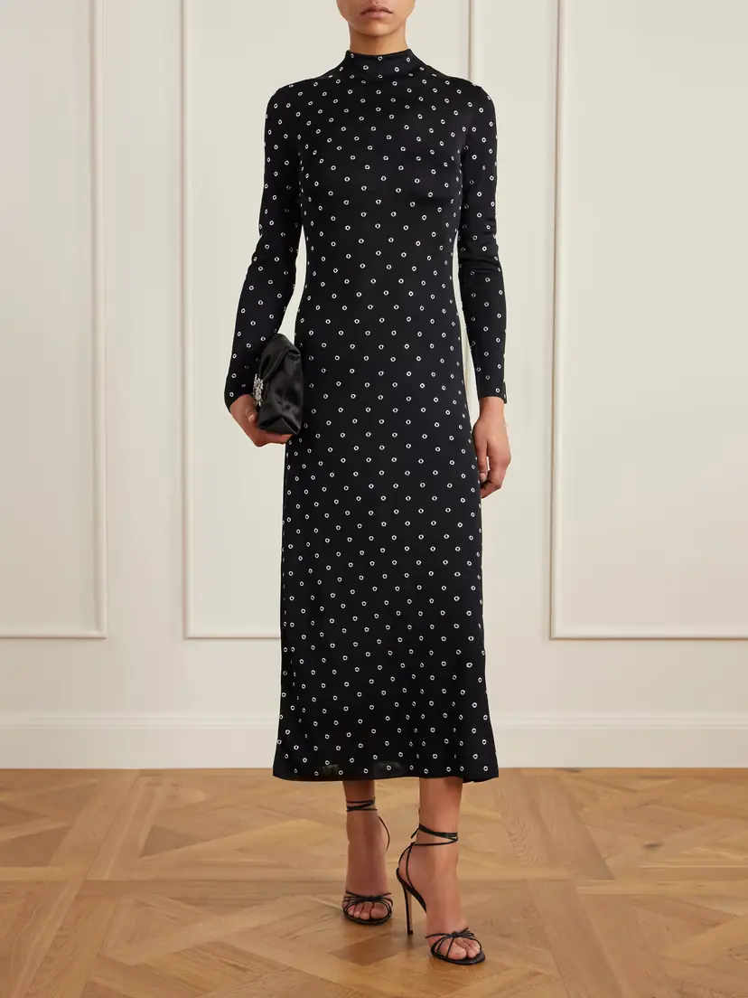 Altuzarra Kaplan Eyelet-embellished Jersey Maxi Dress | Thumbnail 2 Altuzarra Kaplan Eyelet-embellished Jersey Maxi Dress | Thumbnail 2