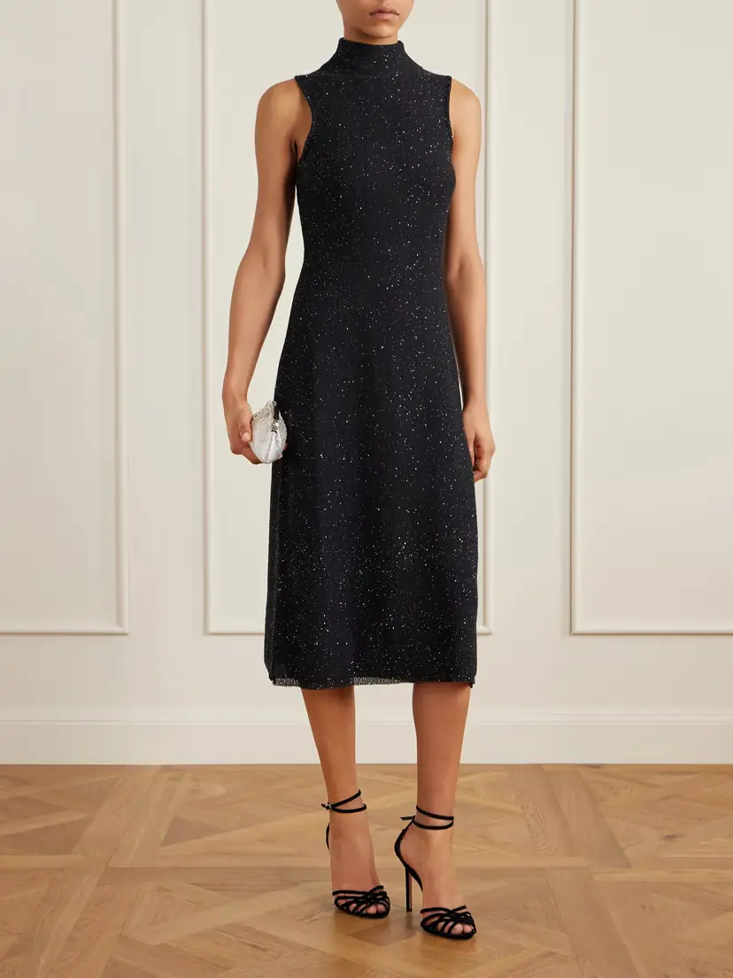 Altuzarra Marian Knitted Halterneck Midi Dress | Thumbnail 2 Altuzarra Marian Knitted Halterneck Midi Dress | Thumbnail 2
