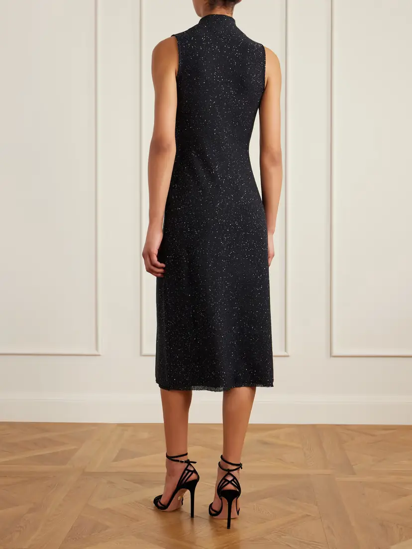 Altuzarra Marian Knitted Halterneck Midi Dress | Thumbnail 3 Altuzarra Marian Knitted Halterneck Midi Dress | Thumbnail 3