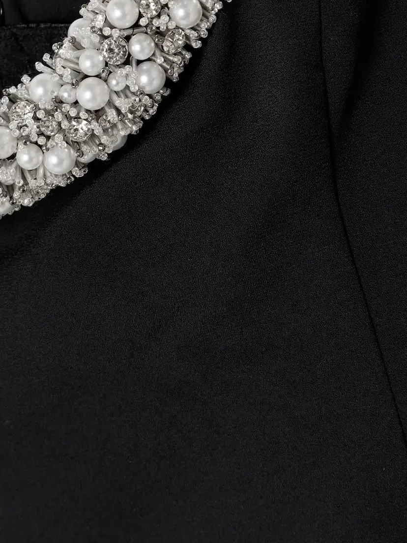 Simkhai Riona Strapless Embellished Crepe Gown | Thumbnail 4 Simkhai Riona Strapless Embellished Crepe Gown | Thumbnail 4