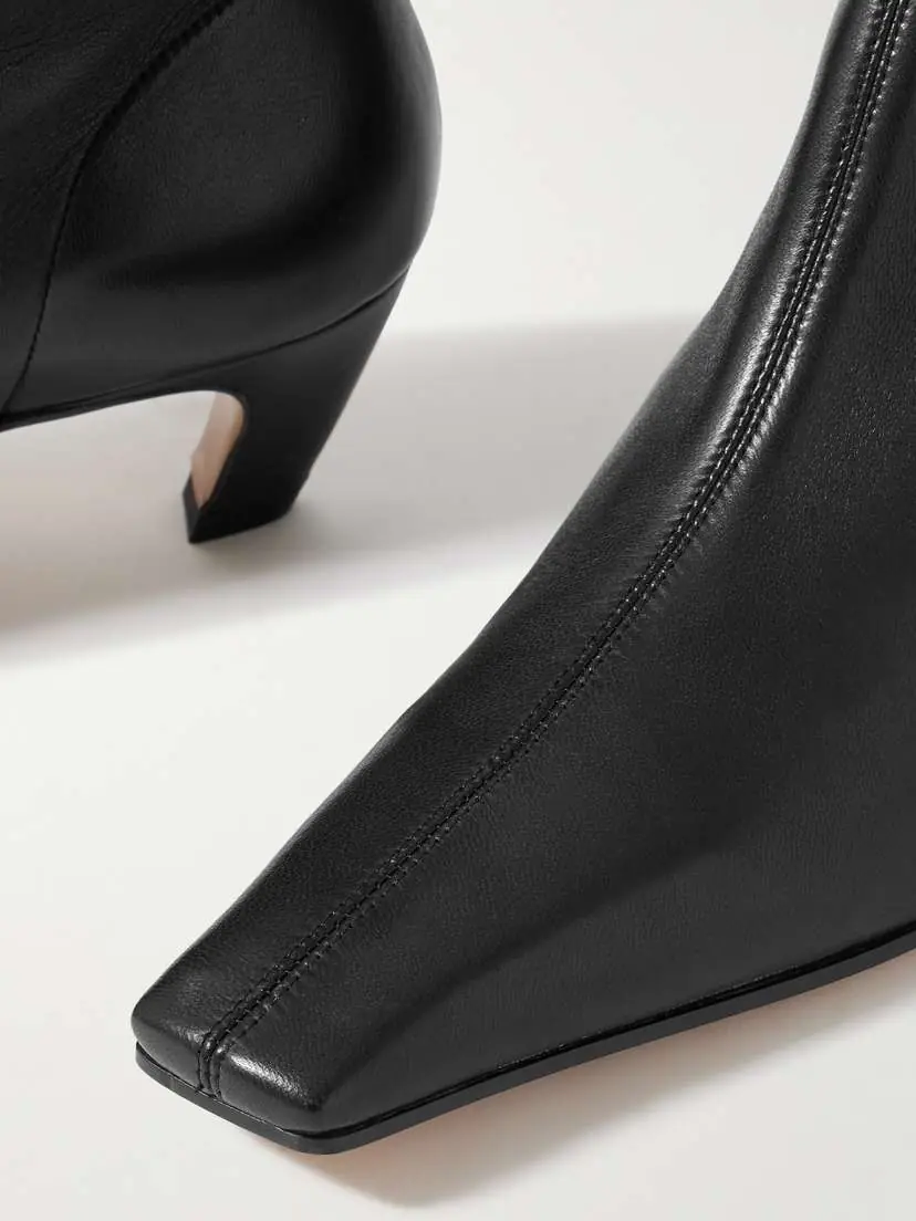 Khaite Arizona Leather Ankle Boots | Thumbnail 4