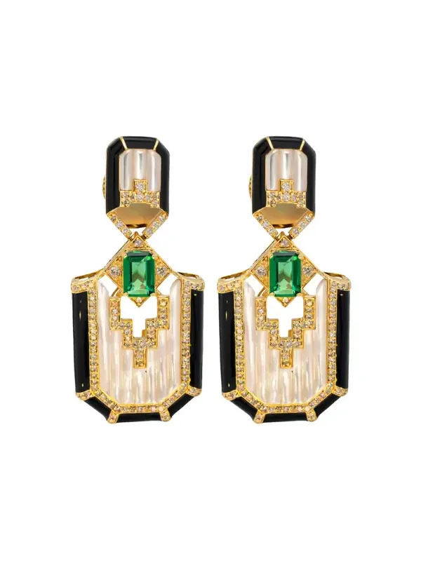 0.71ct Diamond 18K Gold Statement Earrings 0.71ct Diamond 18K Gold Statement Earrings