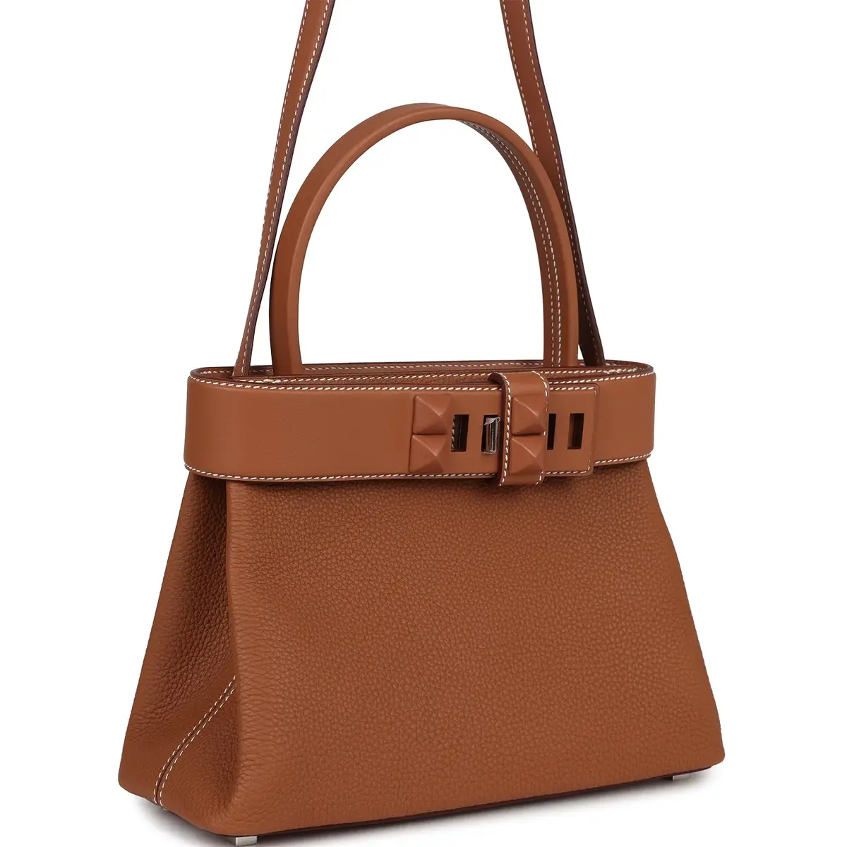 HERMÈS Hermes Medor Bag Gold Togo and Swift Palladium Hardware | Thumbnail 2 HERMÈS Hermes Medor Bag Gold Togo and Swift Palladium Hardware | Thumbnail 2
