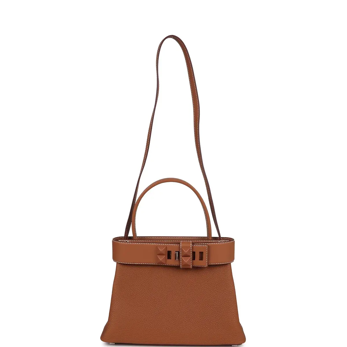 HERMÈS Hermes Medor Bag Gold Togo and Swift Palladium Hardware | Thumbnail 6 HERMÈS Hermes Medor Bag Gold Togo and Swift Palladium Hardware | Thumbnail 6