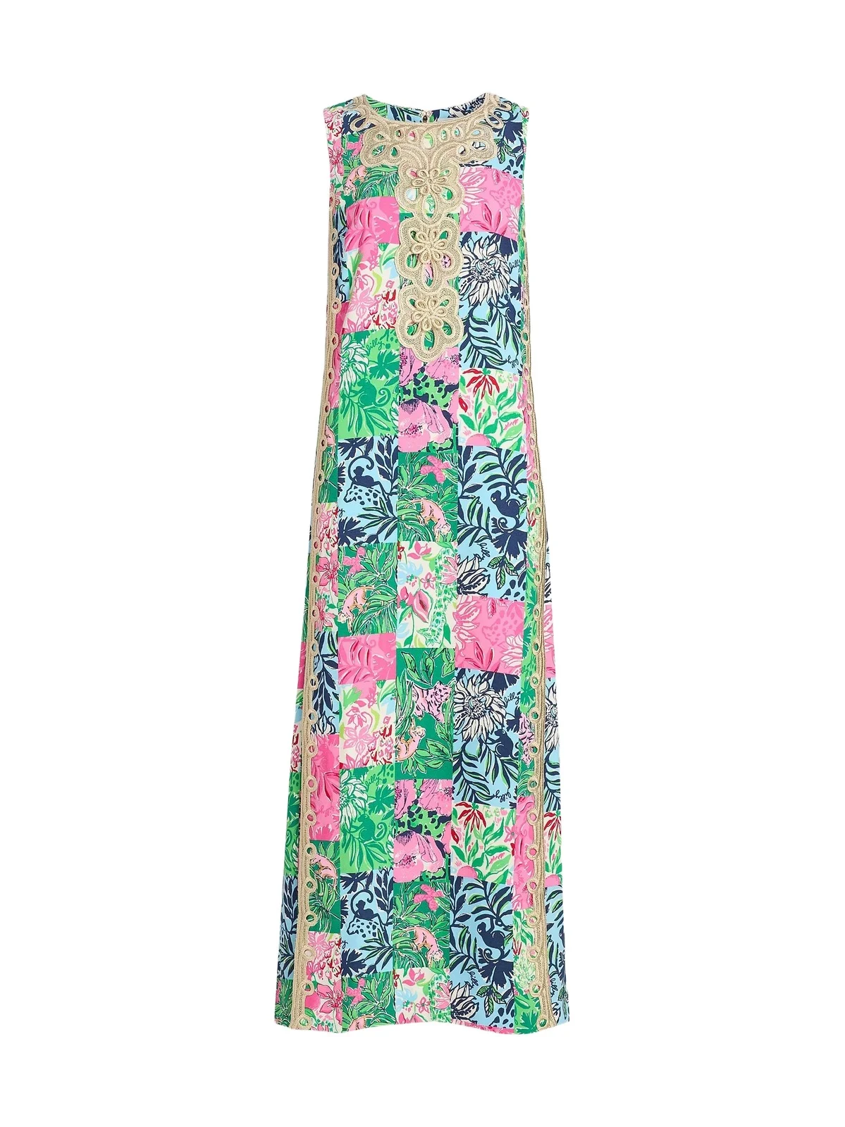 Lilly Pulitzer Women's Edita Patchwork Print Maxi Dress