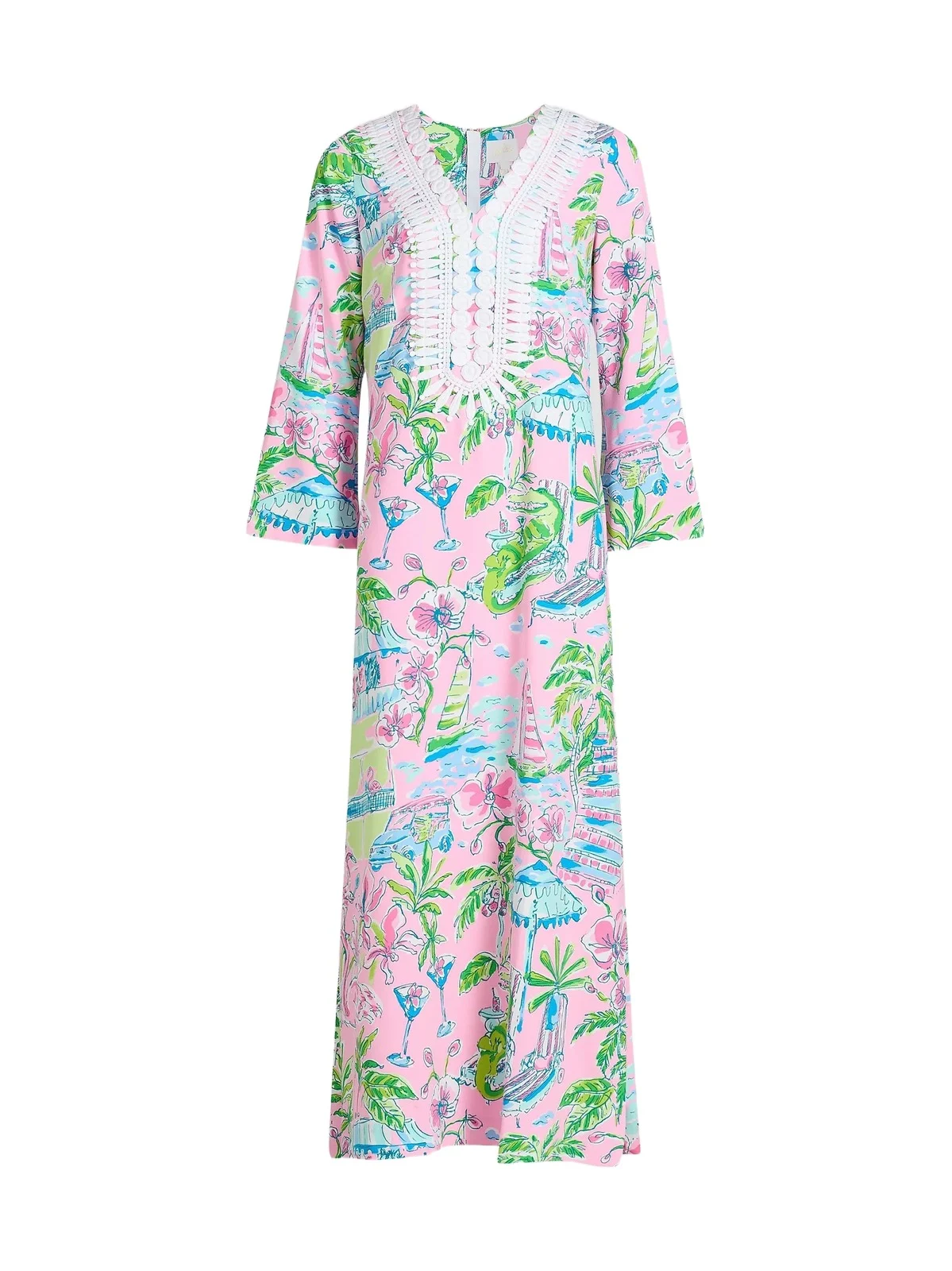 Lilly Pulitzer Women's Ocleppo Maxi Oversized Caftan