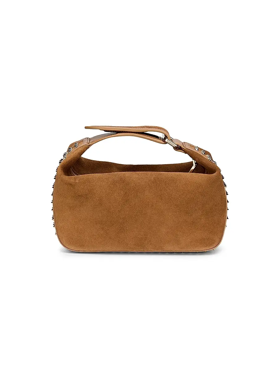 Christian Louboutin Women's Funky Dopp Suede Pouch Bag - Black Gold | Thumbnail 7 Christian Louboutin Women's Funky Dopp Suede Pouch Bag - Black Gold | Thumbnail 7