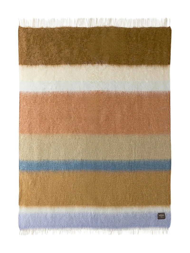 Mantas Ezcaray Matisse Mohair-Merino Wool Throw Blanket
