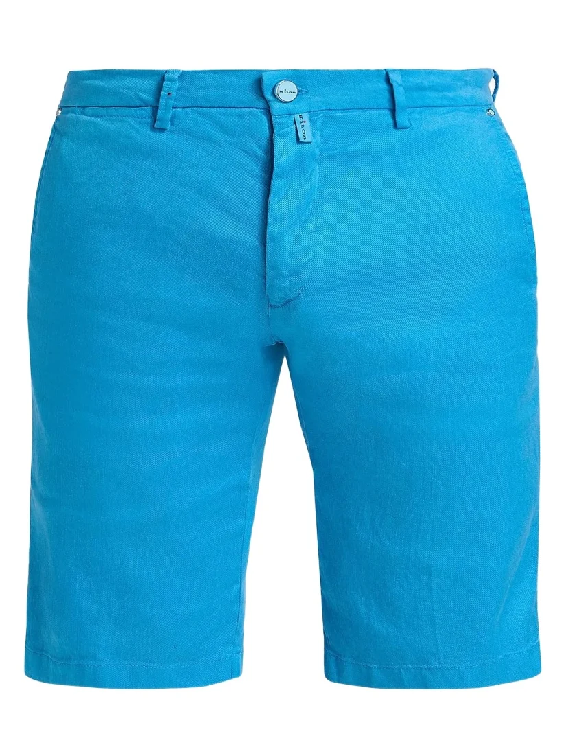 Kiton Men's Corabba Straight-Leg Shorts