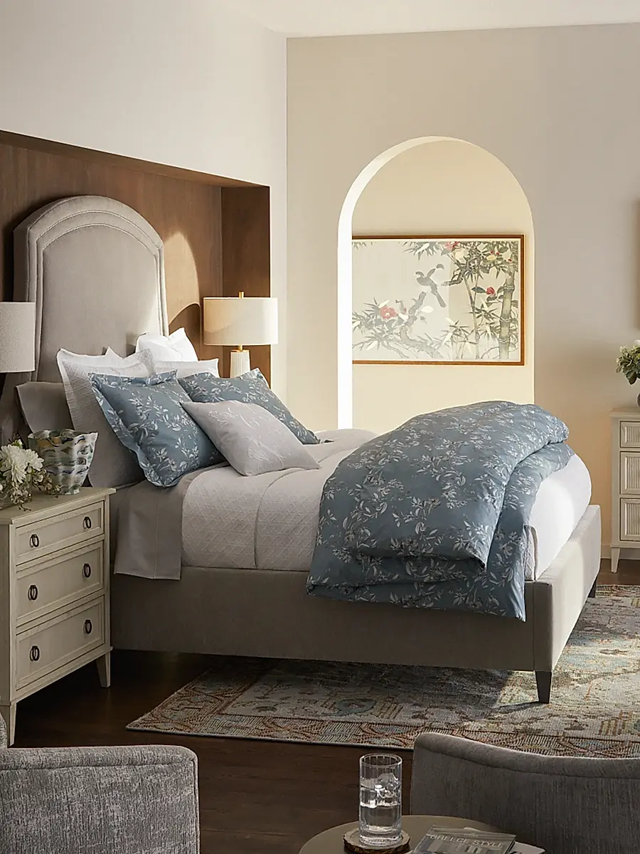 Sferra Gardens 3-Piece Printed Cotton King Duvet Cover Set