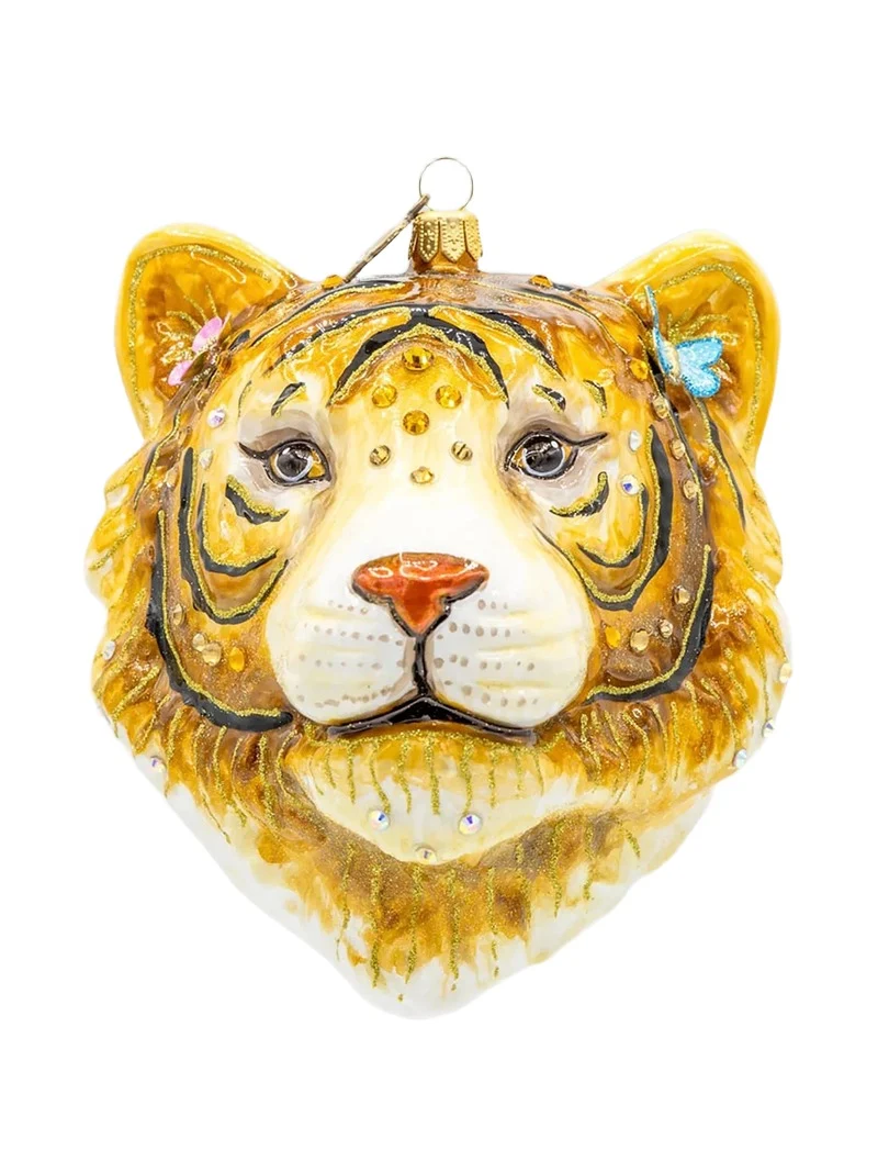Jay Strongwater Crowned Ember Christmas Ornament