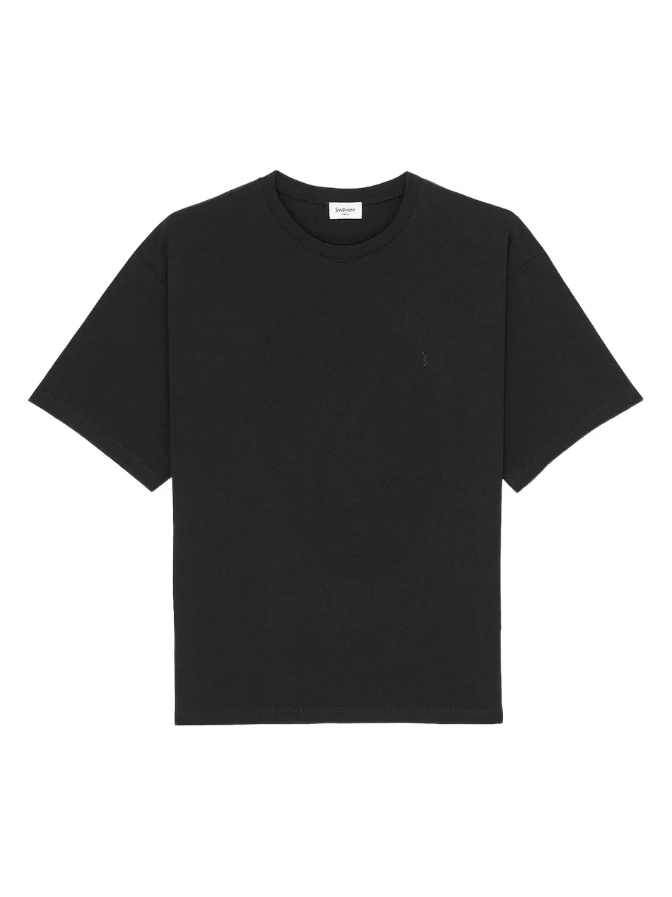 Saint Laurent Men's Cassandre Oversized T-Shirt