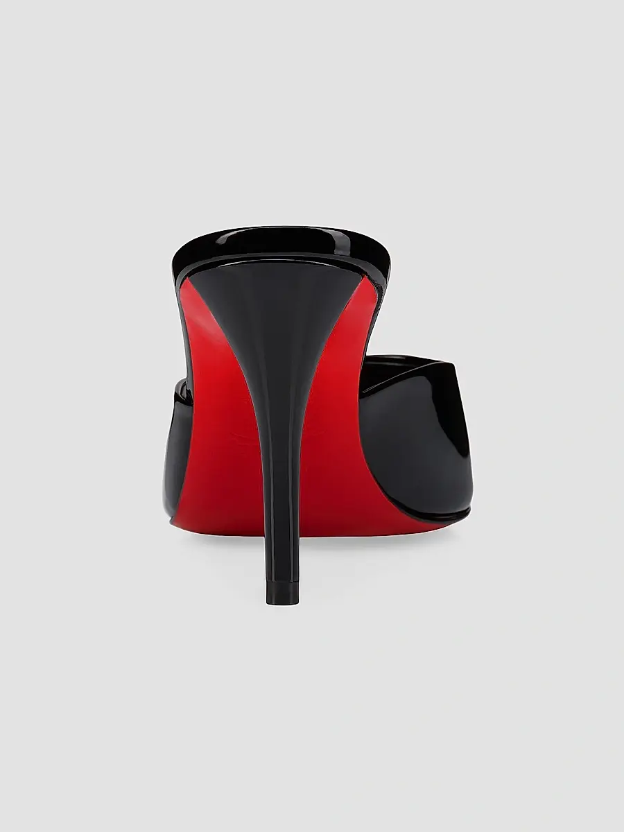 Christian Louboutin Women's Miss Z Patent Leather 80MM Mules | Thumbnail 3 Christian Louboutin Women's Miss Z Patent Leather 80MM Mules | Thumbnail 3