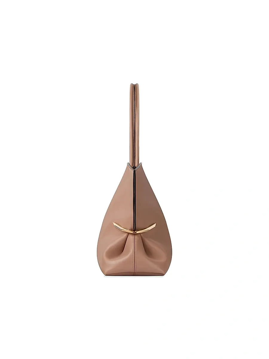 Givenchy Women's Pinch Squeezed Horizontal Tote Bag in Nappa Leather - Blush Pink | Thumbnail 2 Givenchy Women's Pinch Squeezed Horizontal Tote Bag in Nappa Leather - Blush Pink | Thumbnail 2