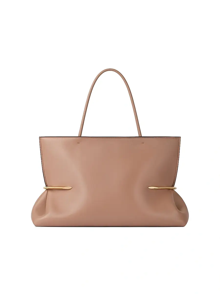 Givenchy Women's Pinch Squeezed Horizontal Tote Bag in Nappa Leather - Blush Pink | Thumbnail 3 Givenchy Women's Pinch Squeezed Horizontal Tote Bag in Nappa Leather - Blush Pink | Thumbnail 3