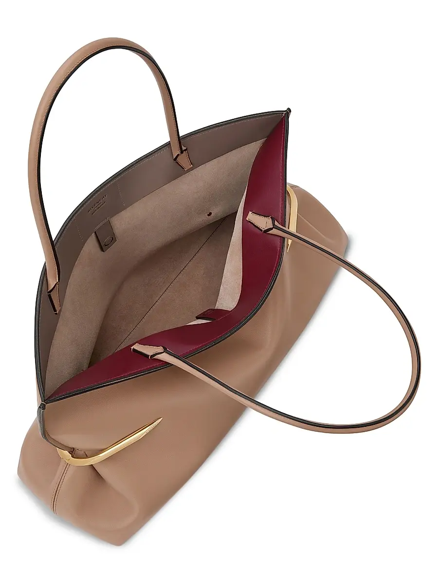 Givenchy Women's Pinch Squeezed Horizontal Tote Bag in Nappa Leather - Blush Pink | Thumbnail 4 Givenchy Women's Pinch Squeezed Horizontal Tote Bag in Nappa Leather - Blush Pink | Thumbnail 4