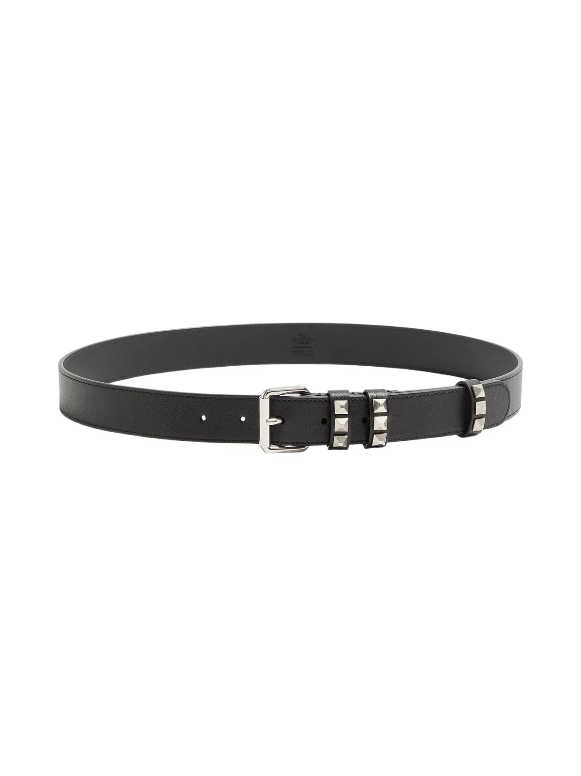 Valentino Men's Flaneuse Belt in Shiny Calfskin 30MM