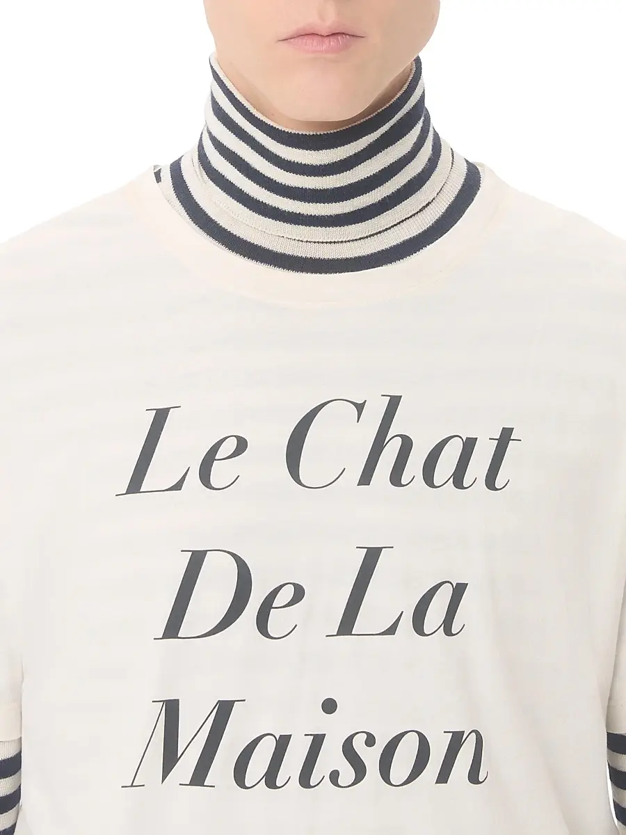 Valentino Men's Cotton T-Shirt with Print | Thumbnail 5 Valentino Men's Cotton T-Shirt with Print | Thumbnail 5