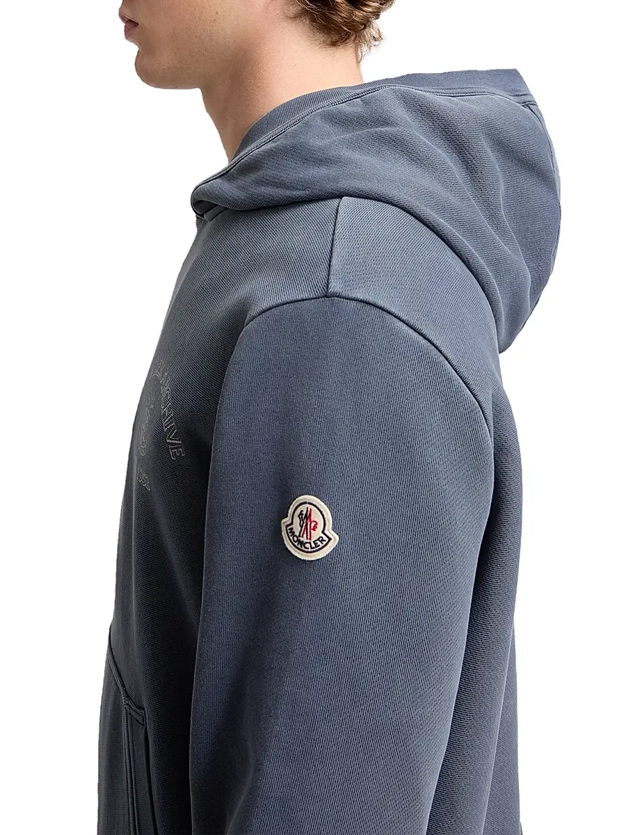 Moncler Men's Hoodie in Cotton | Thumbnail 4