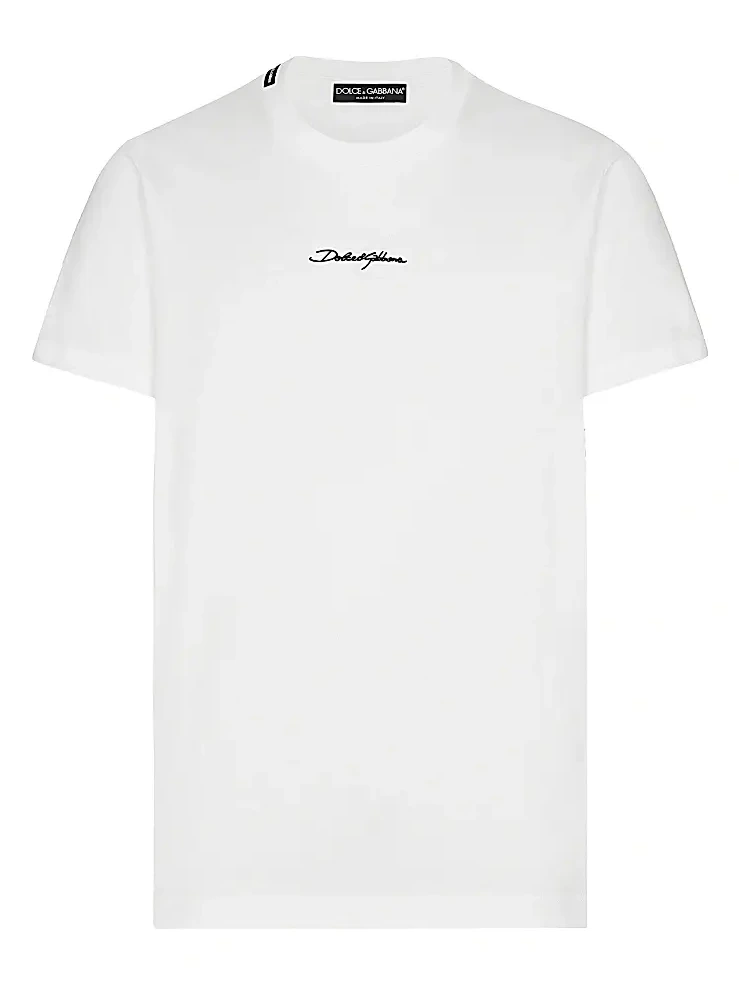 Men's Embroidered Logo Crewneck T-Shirt