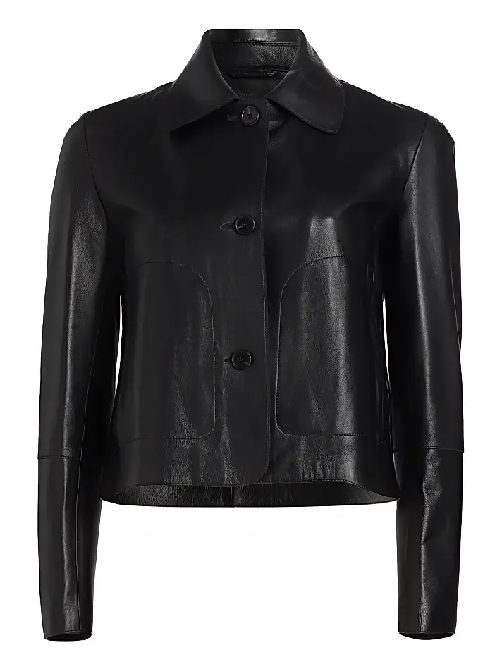Women's Emy Leather Crop Jacket Women's Emy Leather Crop Jacket