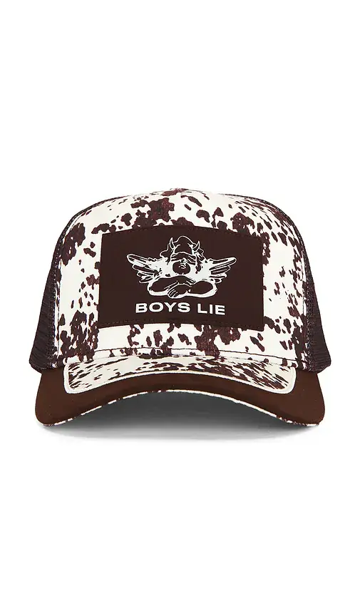 Boys Lie Suede Panel Trucker Hat | Thumbnail 2
