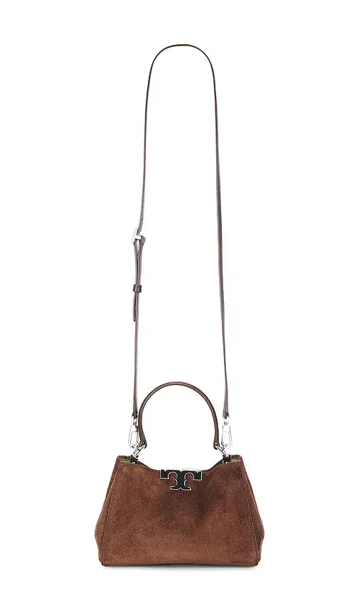 Tory Burch Eleanor Suede Mini Satchel | Image 1 Tory Burch Eleanor Suede Mini Satchel | Image 1