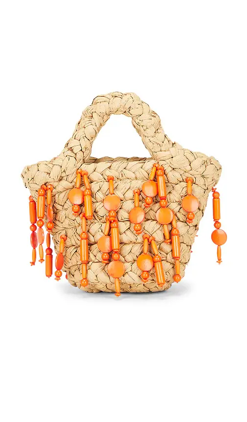 SIMONMILLER Beaded Mercado Mini Tote Bag | Thumbnail 2