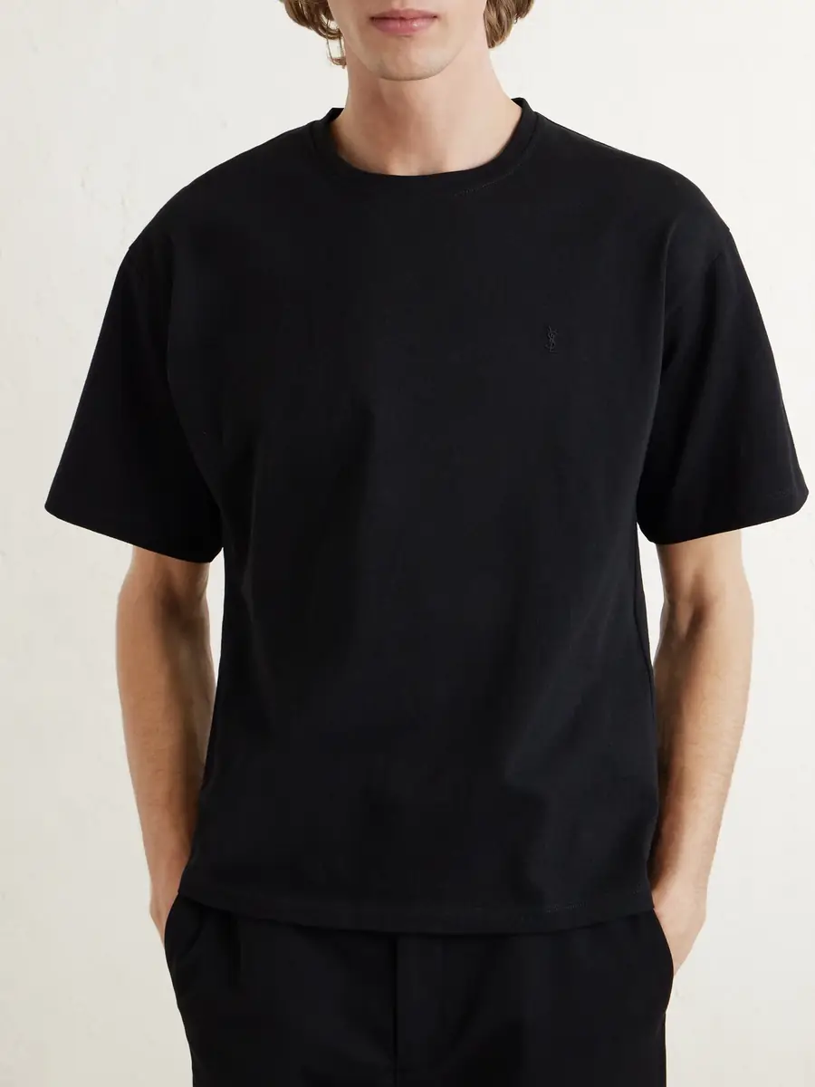 Saint Laurent Cotton-Jersey T-Shirt - Men | Thumbnail 3