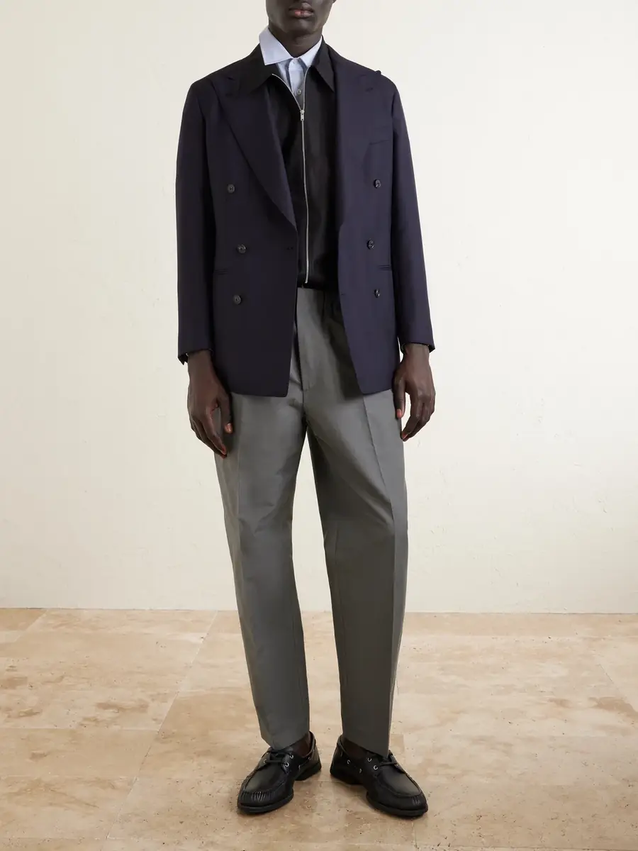 Jil Sander Tapered-Leg Cotton Trousers - Men | Thumbnail 2 Jil Sander Tapered-Leg Cotton Trousers - Men | Thumbnail 2