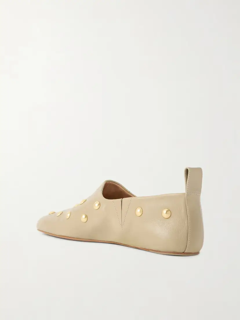 Chloé Rita Embellished Leather Ballet Flats | Thumbnail 3 Chloé Rita Embellished Leather Ballet Flats | Thumbnail 3