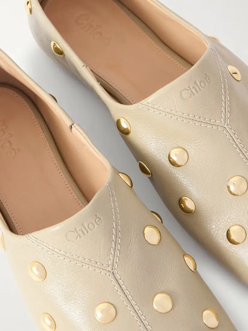 Chloé Rita Embellished Leather Ballet Flats | Thumbnail 5 Chloé Rita Embellished Leather Ballet Flats | Thumbnail 5