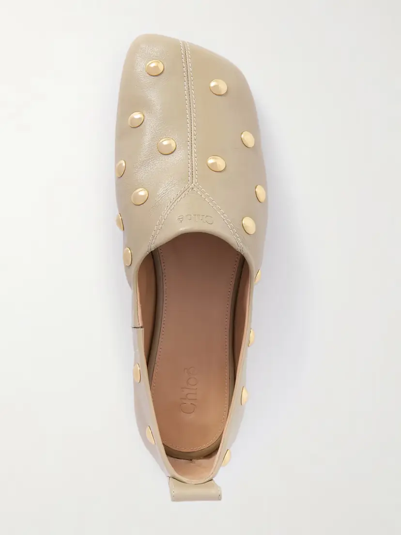 Chloé Rita Embellished Leather Ballet Flats | Thumbnail 6 Chloé Rita Embellished Leather Ballet Flats | Thumbnail 6