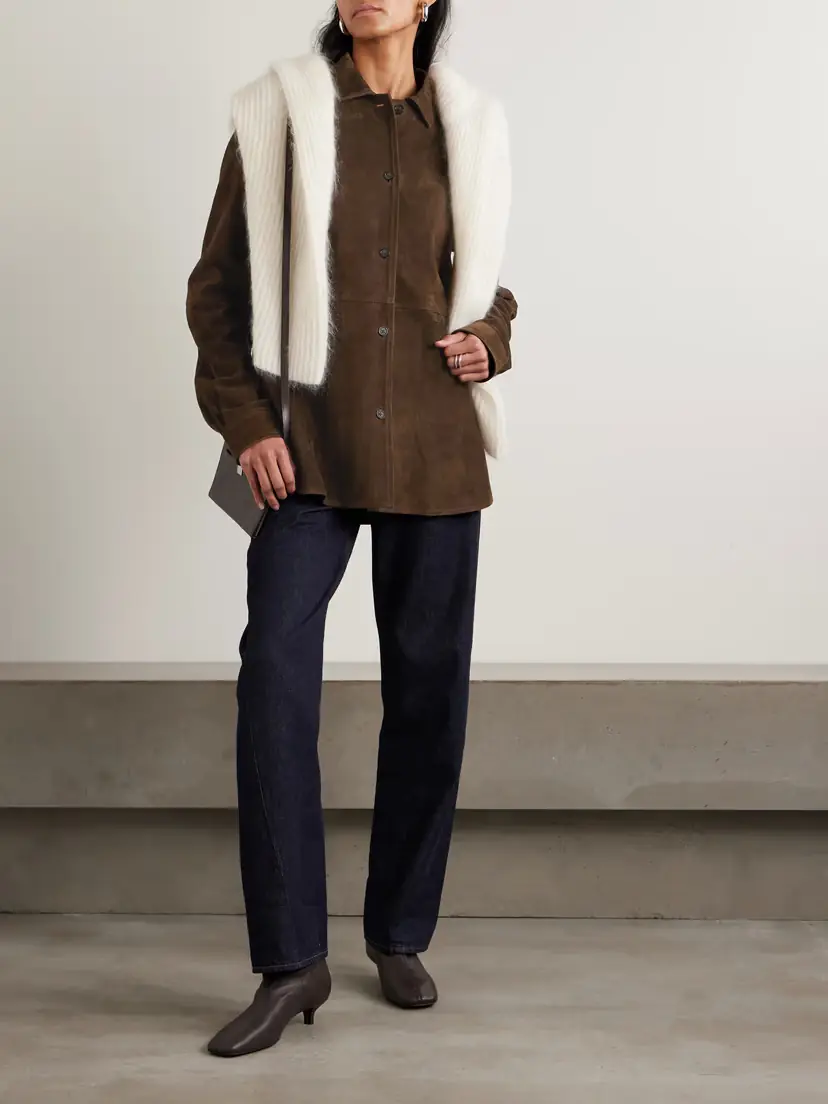 TOTEME Suede Jacket | Thumbnail 2
