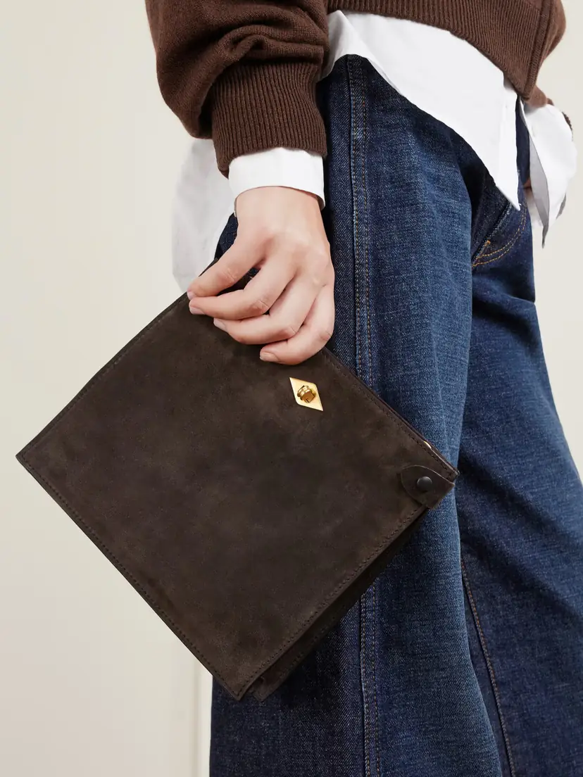 Métier Stowaway Suede Shoulder Bag | Thumbnail 3 Métier Stowaway Suede Shoulder Bag | Thumbnail 3